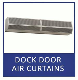 Air Curtain Fly Fans For Dock Doors. High Power Air Curtains For Doors. Traffic Doors and More For Large Air Curtains.