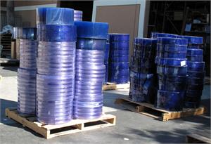 PVC Strip Curtain Rolls, Ribbed Strip Curtain Rolls On Sale!