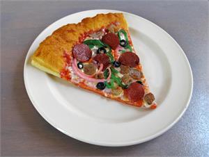 Large Replica Combo Slice of pizza for sale.