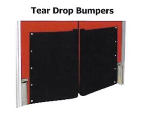 Tear drop bumpers for swinging traffic doors for sale.