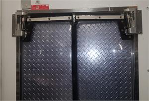 Clear Vu door swinging panels- Clear Swing Doors for Coolers.