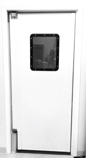 White swinging doors for sale- White color doors for restaurants and grocery doors.