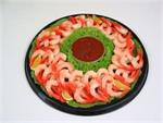 Fake Food Decorations With Replica Shrimp Trays For Sale.