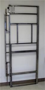 V cam door frame is strong for forklift traffic and tall swing door sizes to 10 feet tall