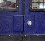 Locking swinging doors for sale- Ruff Tuff doors with a lock system.