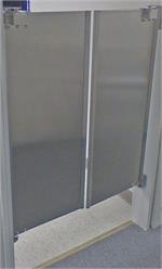 Double Panel Stainless Steel Cafe Doors In Stock in Los Angeles Area.