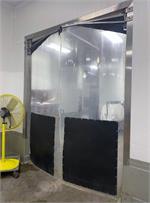 Gorilla doors- Cleap plastic swinging doors for grocery coolers and freezers.