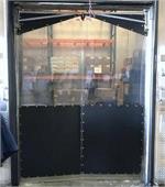 The Gorilla Door With Impact Plates for grocery store cooler doors.