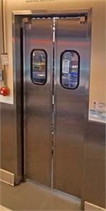 stainless steel double doors- Restaurant Kitchen Doors for sale.